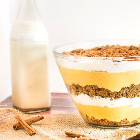 Pumpkin Gingerbread Trifle