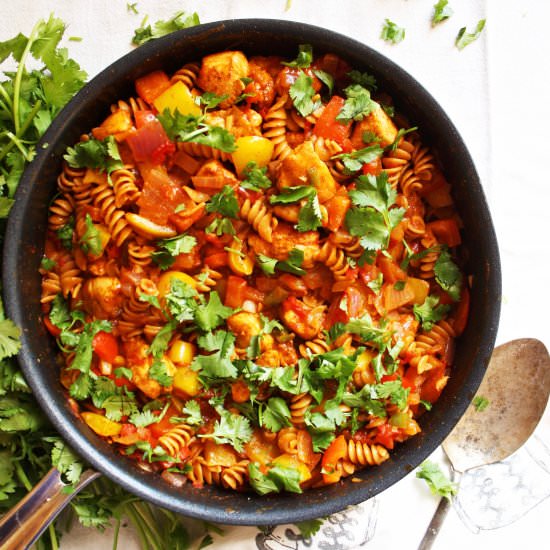 One Pot Mexican Pasta Skillet