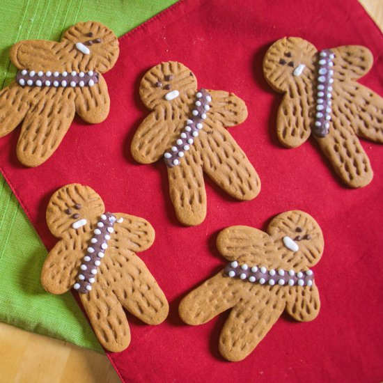 Gingerbread Wookiee Cookies