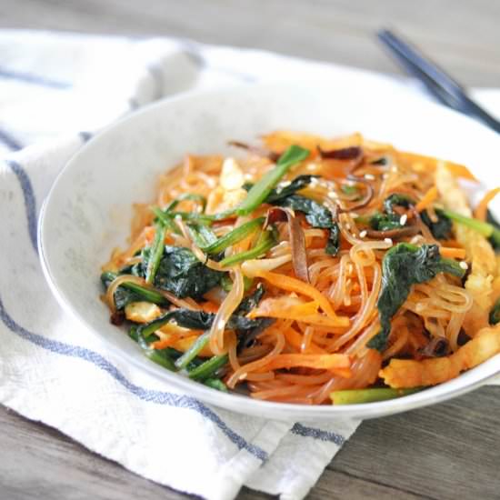 Korean Stir-fried Glass Noodles