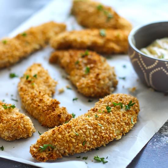 Baked Buttermilk Chicken Strips