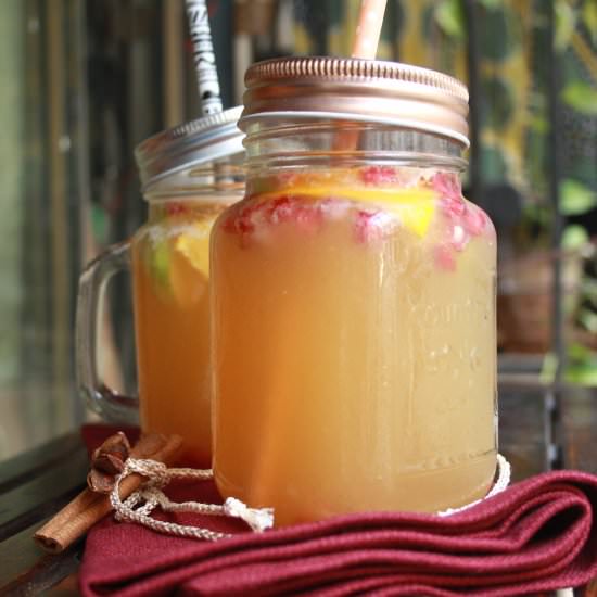 Homemade Apple Cider Sangria