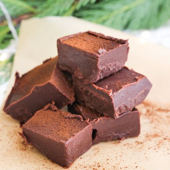 Vegan Espresso Fudge