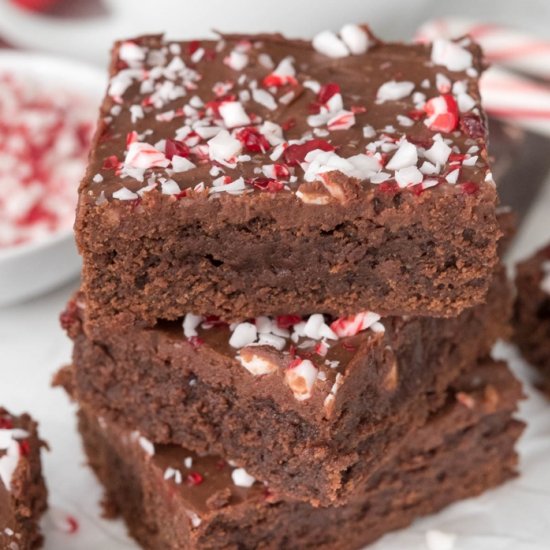 Peppermint Mocha Brownies