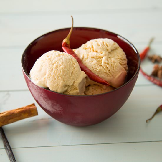 Cayenne and Cinnamon Ice Cream