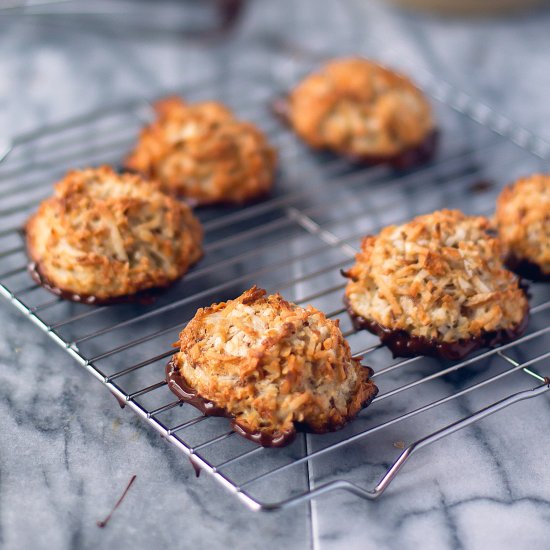 Salted Caramel Coconut Macaroons