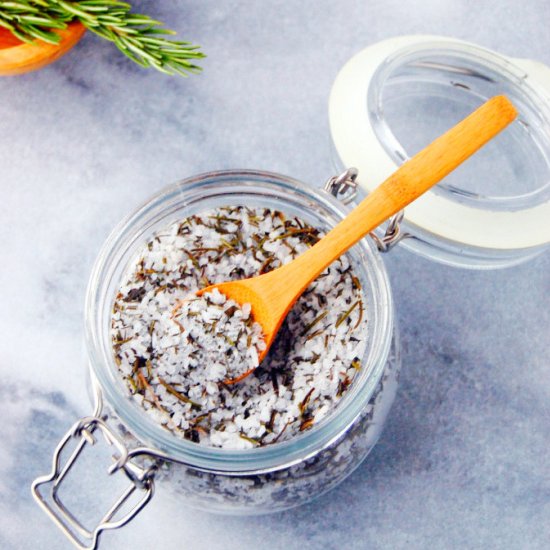 Edible DIY Garden Herb Salt