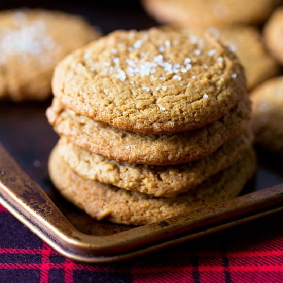 Salted Ginger Cookies