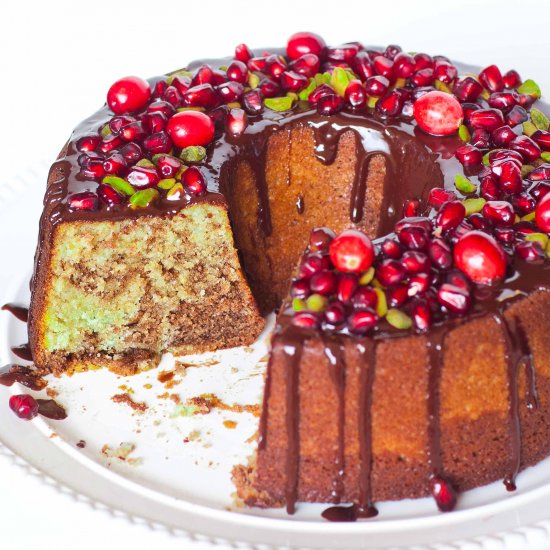 Marbled Chocolate Bundt Cake