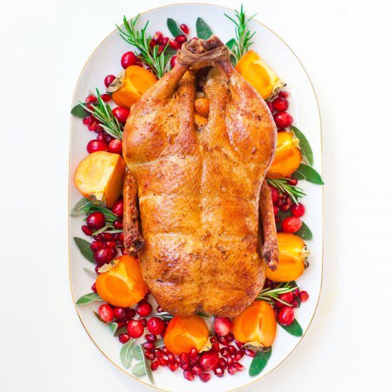 Oven-Roasted Whole Duck