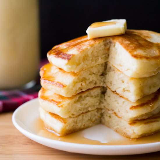 Eggnog Pancakes