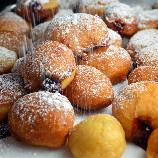 Hanukkah Jelly Doughnuts