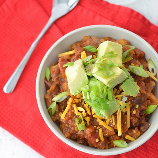 Slow Cooker Butternut Squash Chili