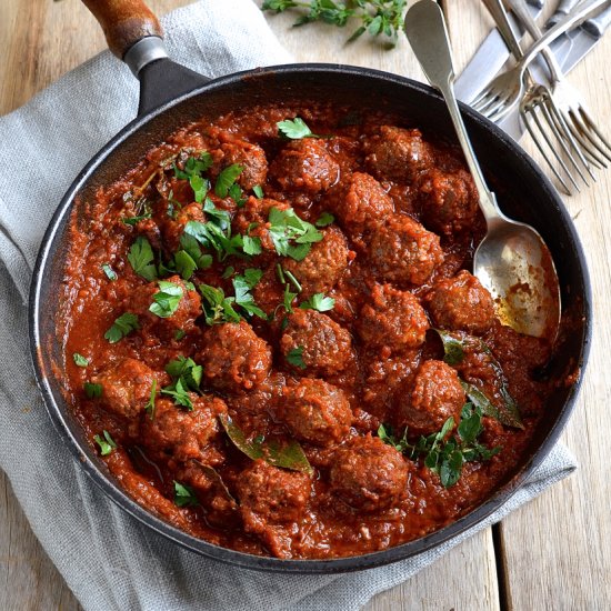 Spanish meatballs