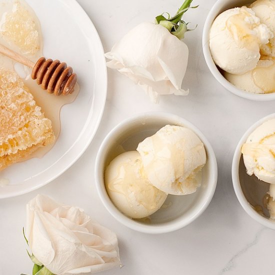 Rosemary and Honey Ricotta Gelato