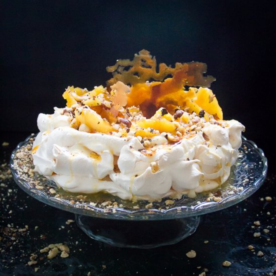 Pineapple & Hazelnut Pavlova