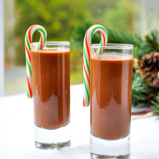 Hot Chocolate Peppermint Shots