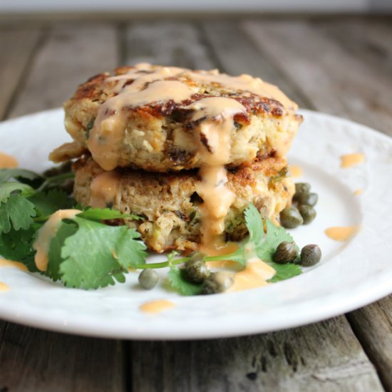 Tuna Cakes With Jalapeño & Cilantro