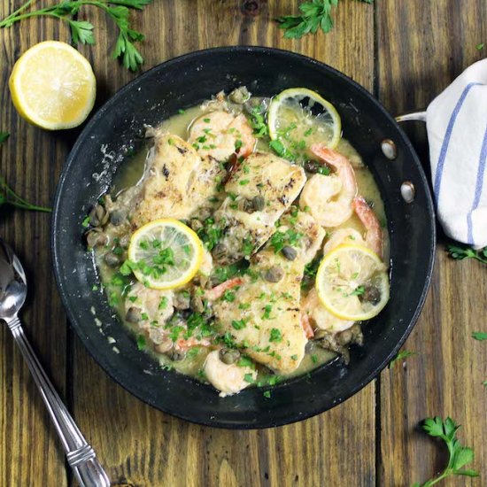 Seafood Piccata