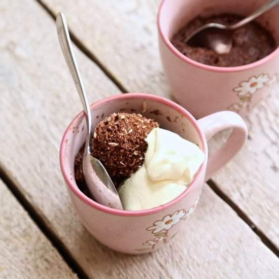 Chocolate & Coconut Mug Cake