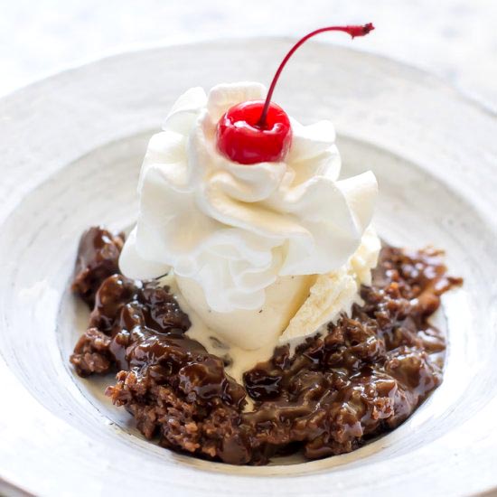 Slow Cooker Chocolate Lava Cake