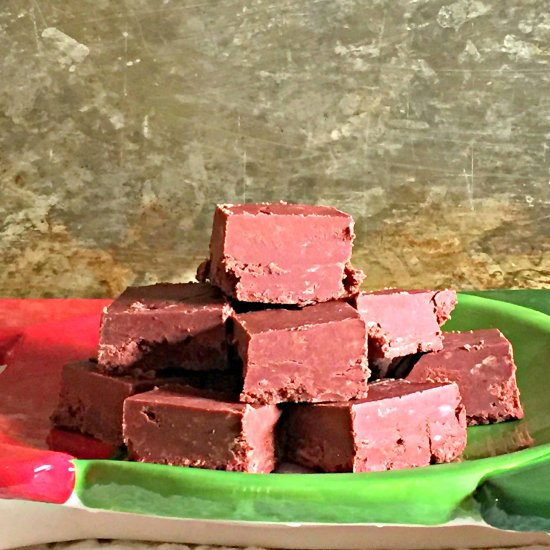 Red Velvet Fudge