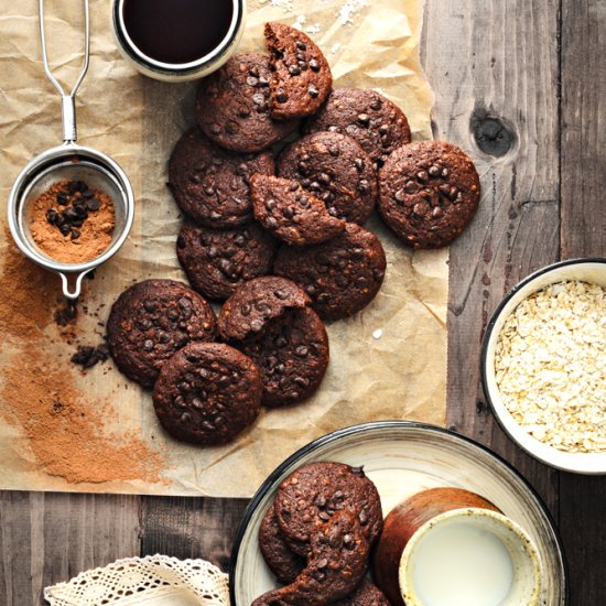 Chocolate Chip Oats Cookies