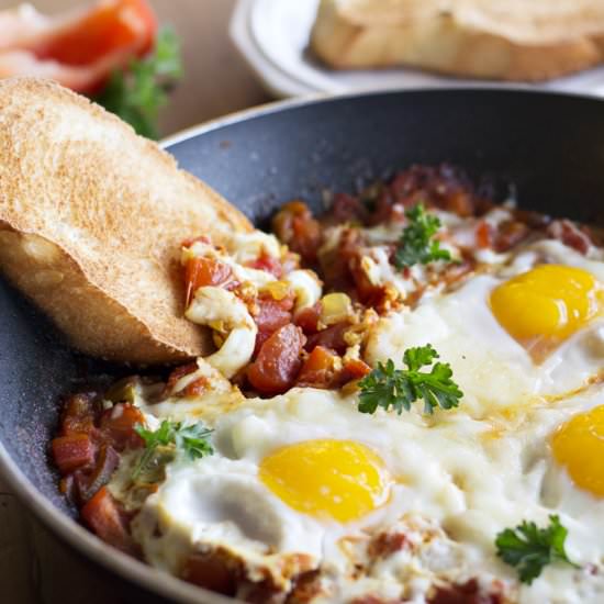 Cheesy Shakshuka