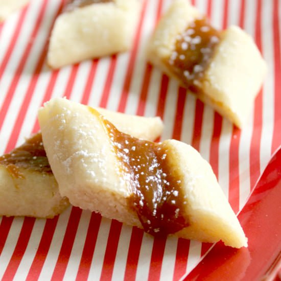 Caramel-Nog Split Second Cookies