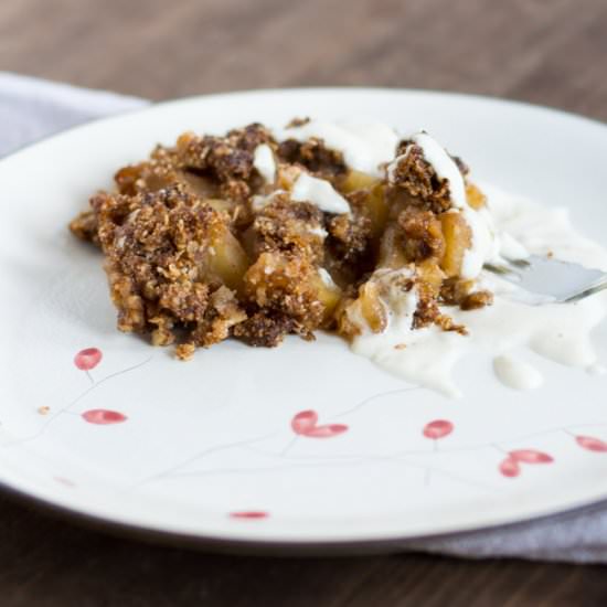 Easy Apple Crumble