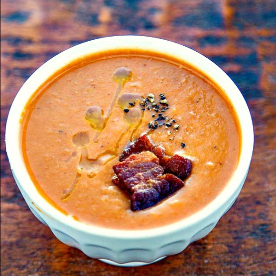 Navy Bean Soup with Bacon