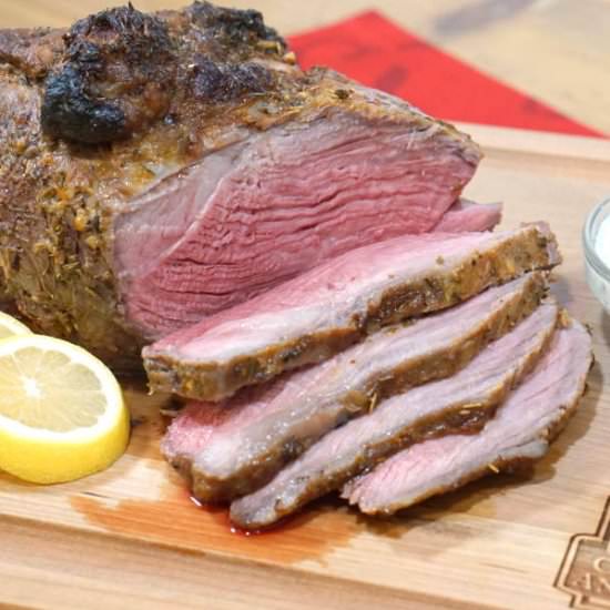 Greek Marinated Sirloin Tip Roast