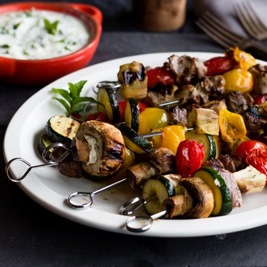 Healthy Lamb Kebabs