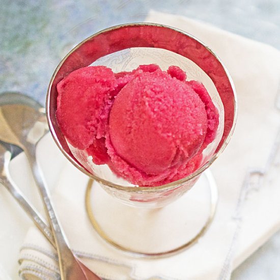 Cranberry-Orange Sorbet