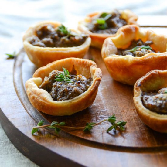 Savory Mushroom Tartlets