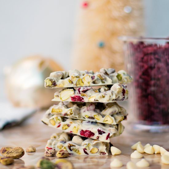 Cranberry & Pistachio Bark