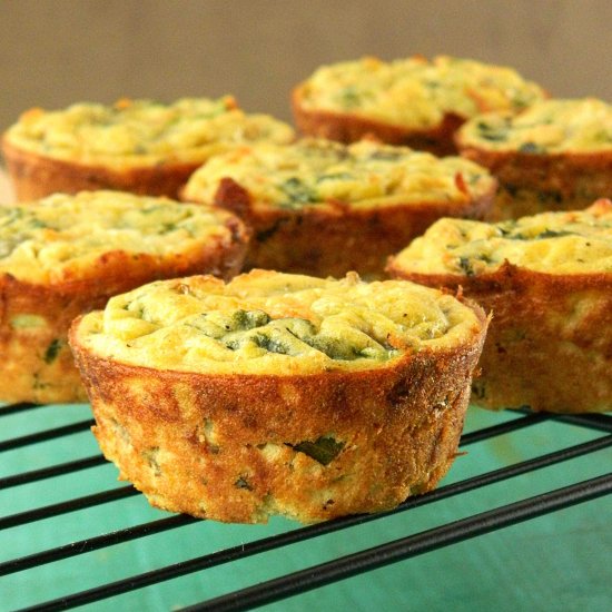 Spinach & Vegetable Muffin Quiches