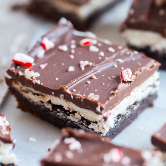 Peppermint Layer Brownies