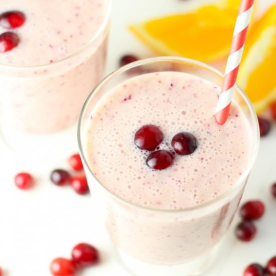 Cranberry + Orange Smoothies