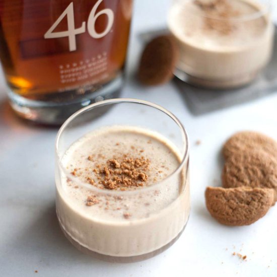 Gingerbread Eggnog Cocktail