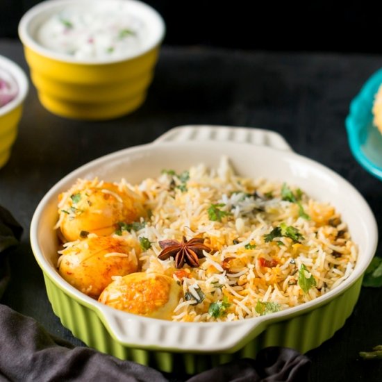 Egg Dum Biryani