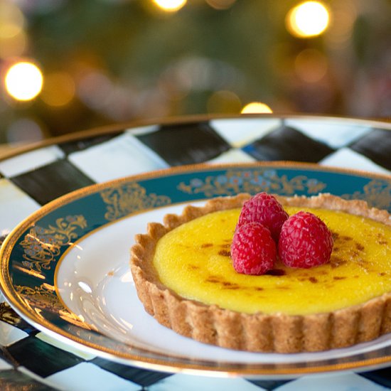 Lemon Tart with Pine nut Crust