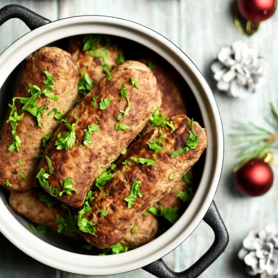 Onion Stuffed Beef Patties