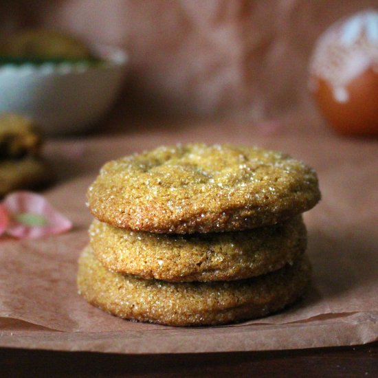 Chewy Ginger Molasses Cookies