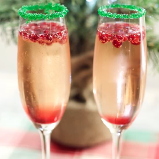 Christmas Champagne Cocktails