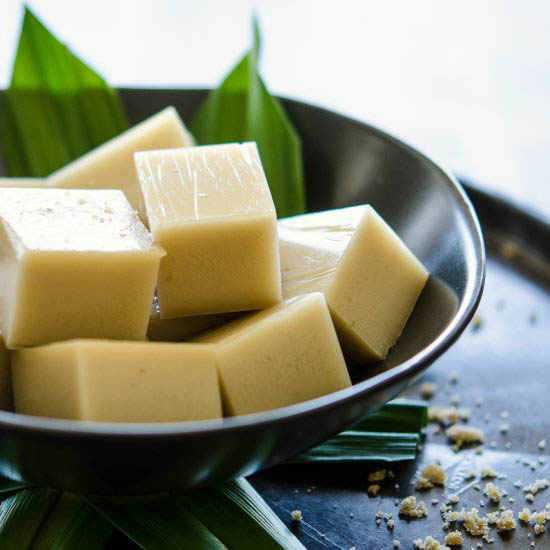 Coconut and Palm Sugar Jelly