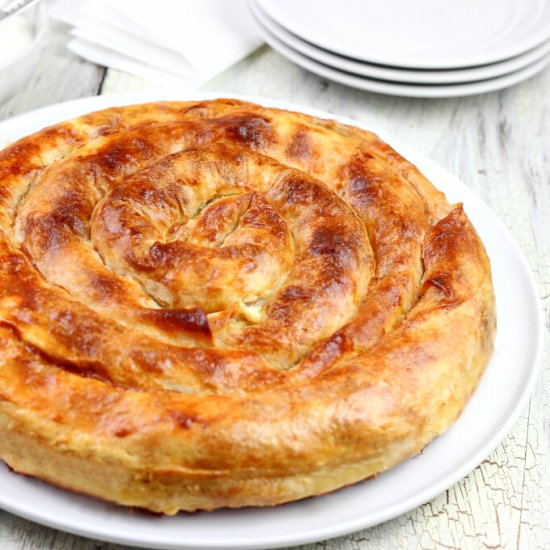 Banitsa with Olive Oil