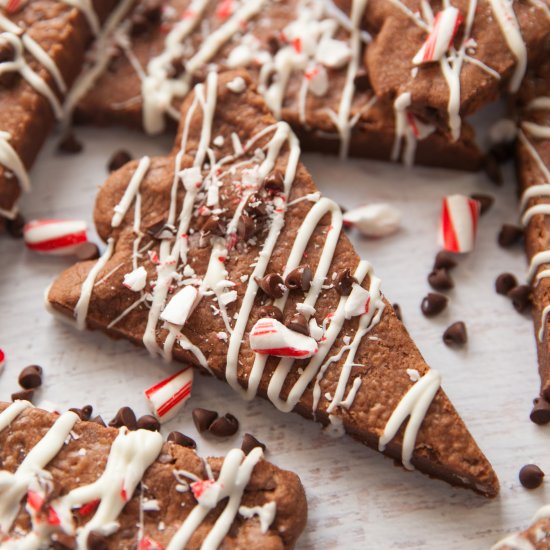 Chocolate Peppermint Shortbread