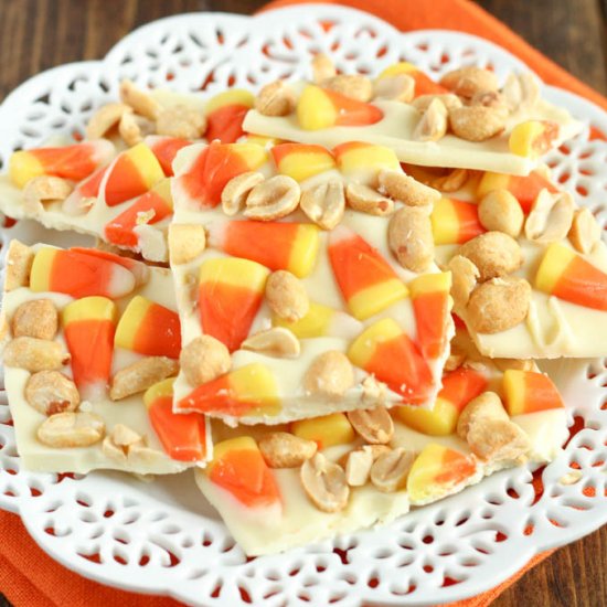 Candy Corn Peanut Bark