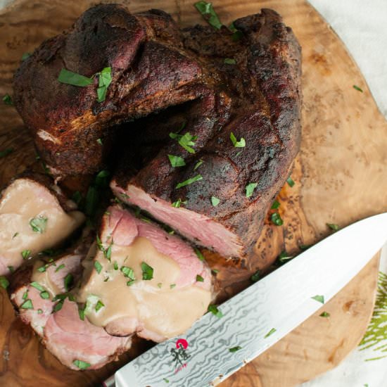 Sous Vide Pork Shoulder with Gravy